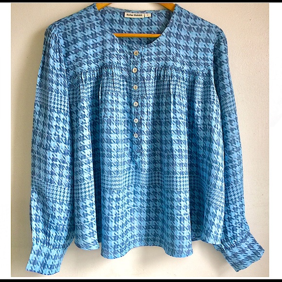 ANTHROPOLOGIE Roller Rabbit Madden Rakella Top - Picture 5 of 12